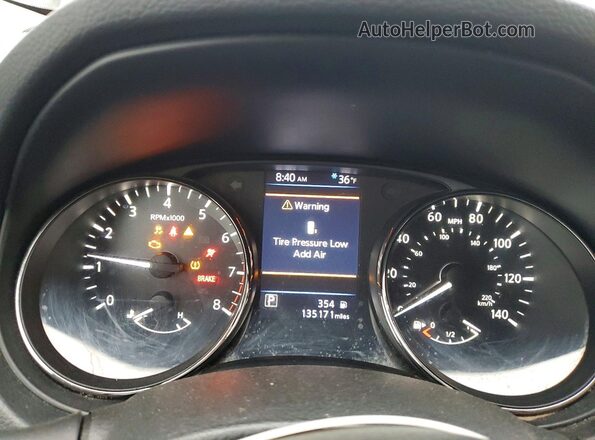 JN8AT2MV0JW318667 2018 NISSAN ROGUE Gray Вид щитка приладів
