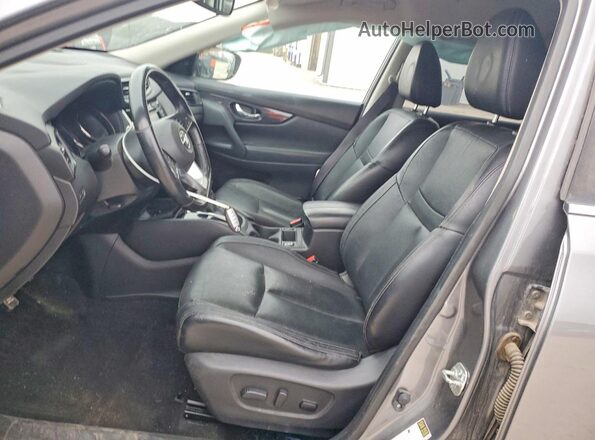 JN8AT2MV0JW318667 2018 NISSAN ROGUE Gray Вид салону спереду