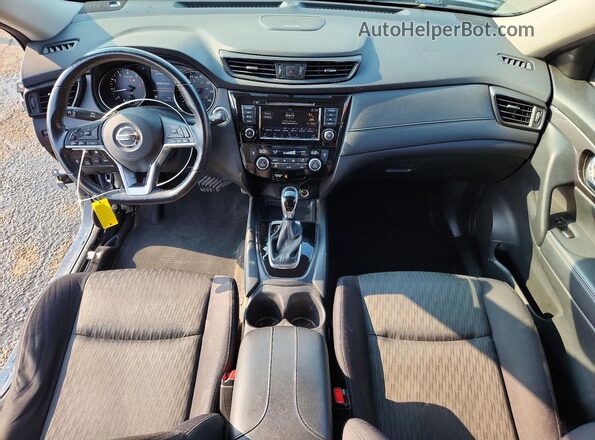 JN8AT2MV0JW344847 2018 NISSAN ROGUE Black Widok deski rozdzielczej