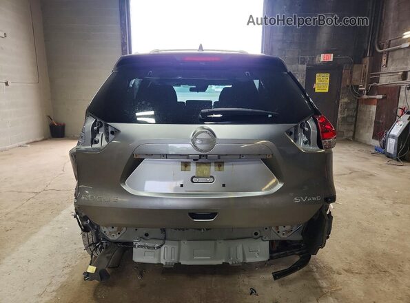 JN8AT2MV0KW390812 2019 NISSAN ROGUE Серый Вид сзади