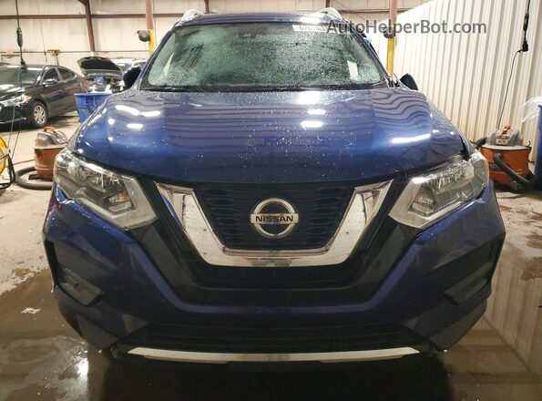 JN8AT2MV0KW398022 2019 NISSAN ROGUE Синий Вид спереди