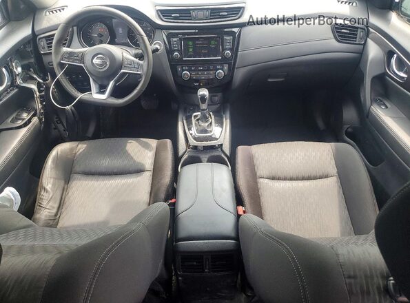 JN8AT2MV0KW398022 2019 NISSAN ROGUE Синий Вид панели приборов