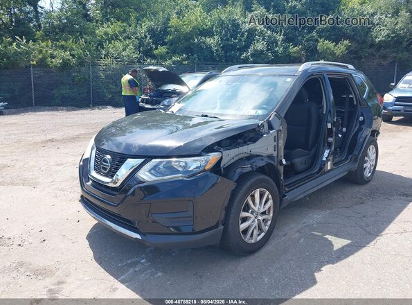JN8AT2MV0LW103177 2020 NISSAN ROGUE Black Vista tres cuartos delantera izquierda
