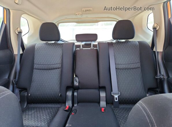 JN8AT2MV0LW110145 2020 NISSAN ROGUE Orange Հետևի նստատեղերի տեսք