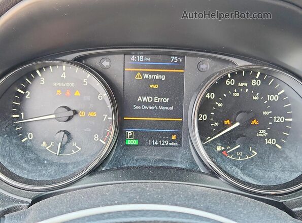 JN8AT2MV0LW110145 2020 NISSAN ROGUE Orange Սարքավորումների վահանակի տեսք