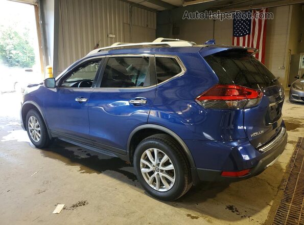 JN8AT2MV0LW124658 2020 NISSAN ROGUE Синий Задняя левая четверть