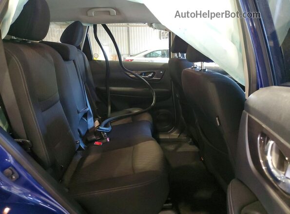 JN8AT2MV0LW124658 2020 NISSAN ROGUE Синий Вид задней части салона