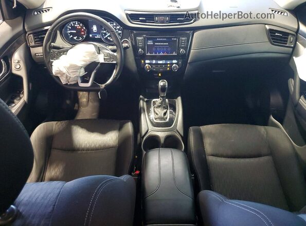 JN8AT2MV0LW124658 2020 NISSAN ROGUE Синий Вид панели приборов