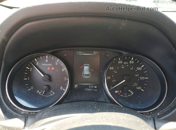 JN8AT2MV1HW001670 2017 NISSAN ROGUE Silver Սարքավորումների վահանակի տեսք