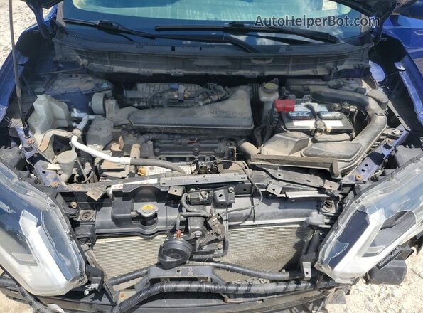 JN8AT2MV1HW010823 2017 NISSAN ROGUE Blue Շարժիչի բաժամունքի տեսք