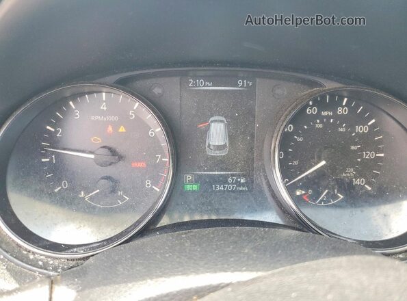 JN8AT2MV1HW010823 2017 NISSAN ROGUE Blue Սարքավորումների վահանակի տեսք