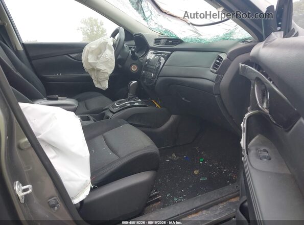 JN8AT2MV1HW263334 2017 NISSAN ROGUE Серый Вид салона спереди