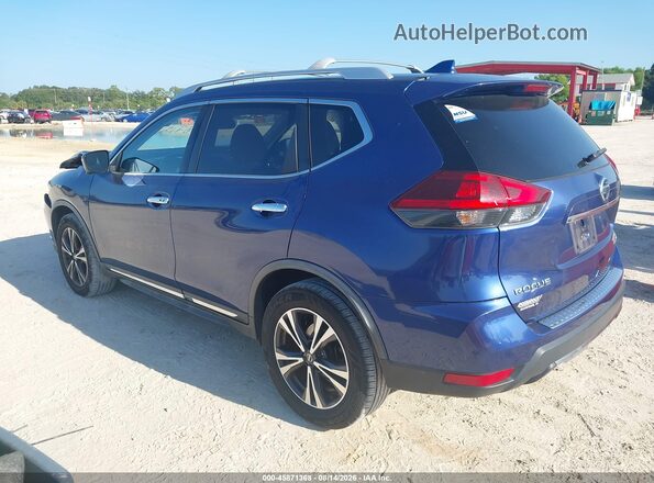JN8AT2MV1JW306950 2018 NISSAN ROGUE Blue Trasero izquierdo