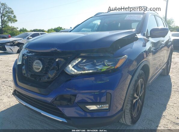 JN8AT2MV1JW306950 2018 NISSAN ROGUE Blue Vista frontal