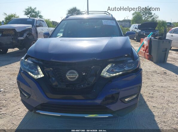 JN8AT2MV1JW306950 2018 NISSAN ROGUE Blue Vista del cuadro de instrumentos