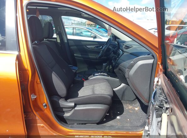 JN8AT2MV1JW340970 2018 NISSAN ROGUE Orange Вид салону спереду
