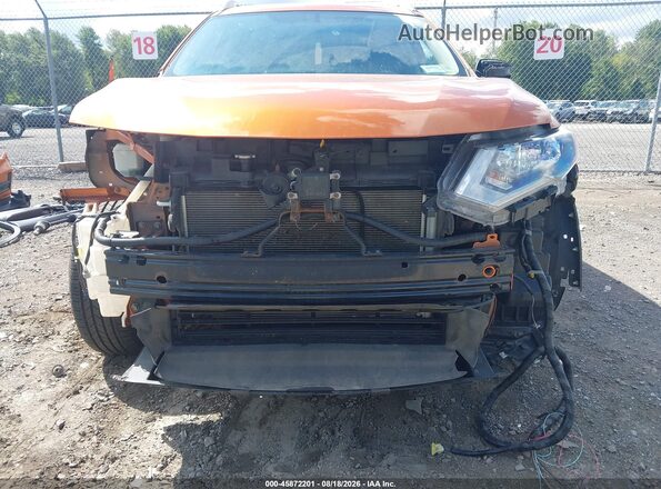 JN8AT2MV1JW340970 2018 NISSAN ROGUE Orange Вид спереду