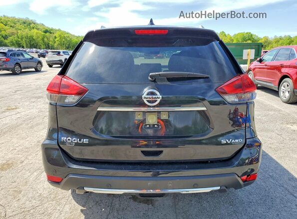 JN8AT2MV1KW375106 2019 NISSAN ROGUE Black Հետևի տեսք