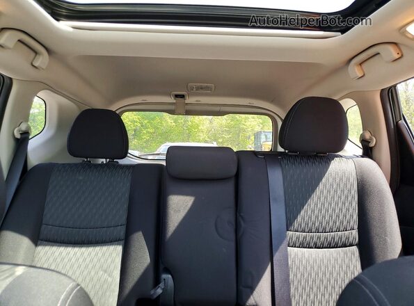 JN8AT2MV1KW375106 2019 NISSAN ROGUE Black Հետևի նստատեղերի տեսք