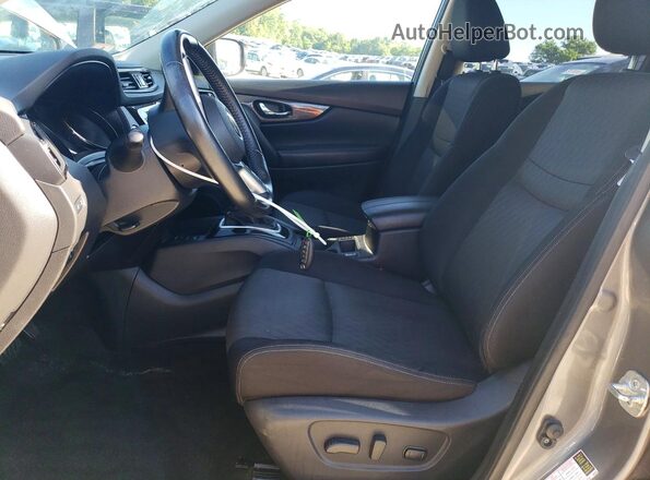 JN8AT2MV1KW397199 2019 NISSAN ROGUE Серый Вид салона спереди