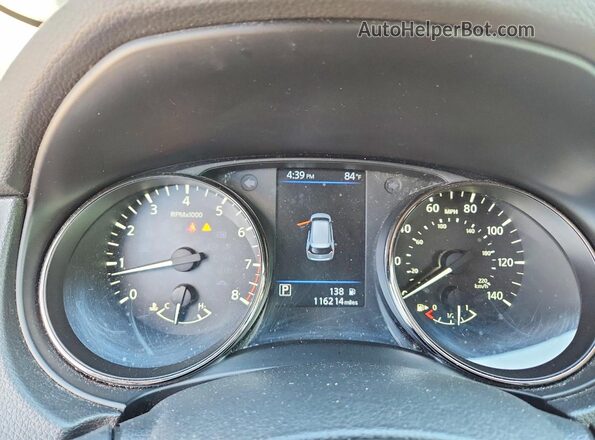 JN8AT2MV1LW120697 2020 NISSAN ROGUE Black ხელსაწყოთა პანელის ხედი
