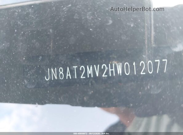 JN8AT2MV2HW012077 2017 NISSAN ROGUE Gray Շարժիչի բաժամունքի տեսք