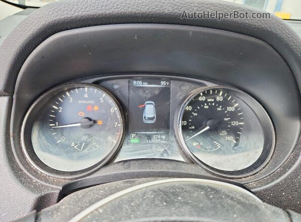 JN8AT2MV2HW021054 2017 NISSAN ROGUE Gray Սարքավորումների վահանակի տեսք