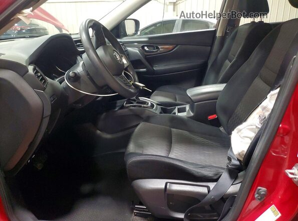 JN8AT2MV2HW275086 2017 NISSAN ROGUE Red Вид салону спереду