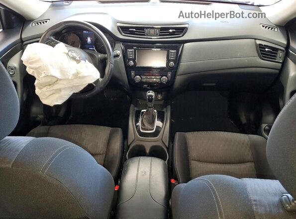 JN8AT2MV2JW307198 2018 NISSAN ROGUE Белый Вид панели приборов