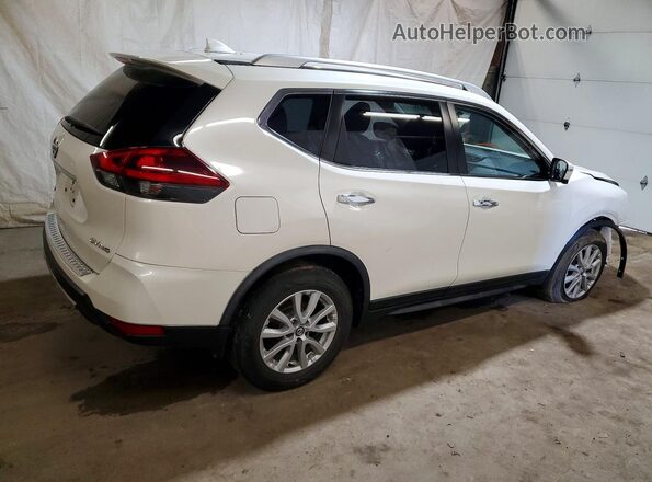 JN8AT2MV2JW307198 2018 NISSAN ROGUE Белый Задняя правая четверть