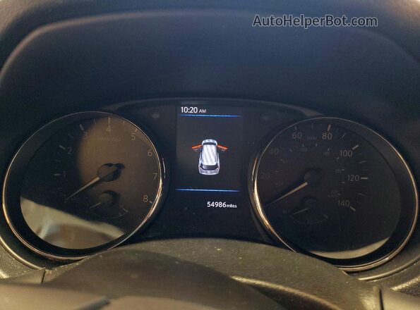 JN8AT2MV2JW307198 2018 NISSAN ROGUE Белый Вид щитка приборов