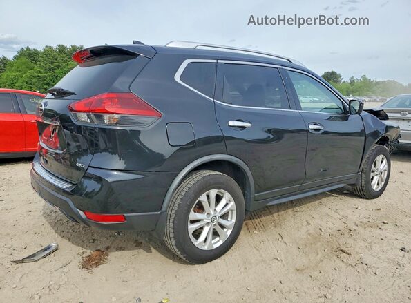 JN8AT2MV2JW320761 2018 NISSAN ROGUE Black უკანა მარჯვენა
