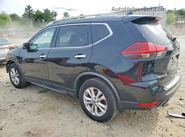 JN8AT2MV2JW320761 2018 NISSAN ROGUE Black უკანა მარცხენა