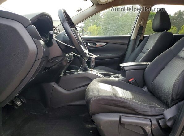 JN8AT2MV2JW320761 2018 NISSAN ROGUE Black წინა სალონის ხედი