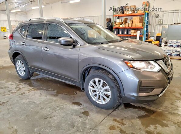 JN8AT2MV2KW371100 2019 NISSAN ROGUE Gray Передня права чверть