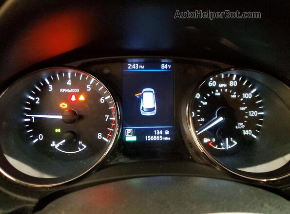 JN8AT2MV2KW371100 2019 NISSAN ROGUE Gray Вид щитка приладів