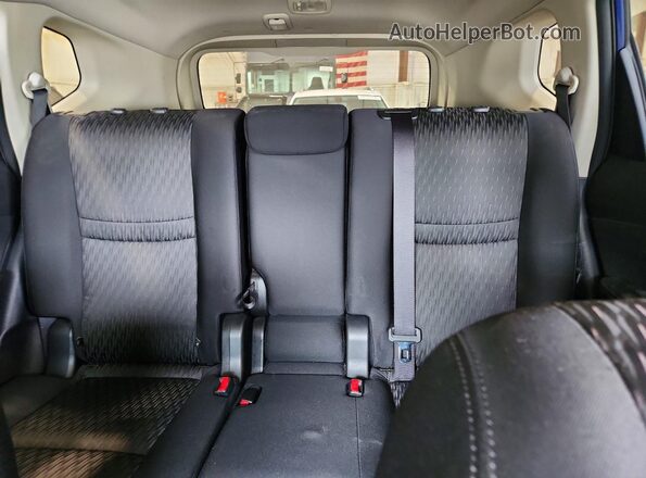 JN8AT2MV2KW399706 2019 NISSAN ROGUE Blue Հետևի նստատեղերի տեսք