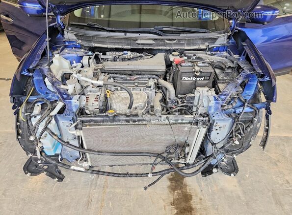 JN8AT2MV2KW399706 2019 NISSAN ROGUE Blue Շարժիչի բաժամունքի տեսք