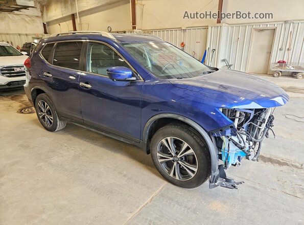 JN8AT2MV2KW399706 2019 NISSAN ROGUE Blue Передня права чверть