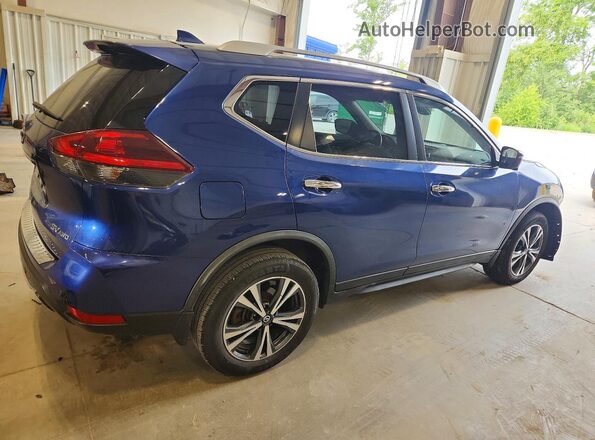JN8AT2MV2KW399706 2019 NISSAN ROGUE Blue Задня права чверть