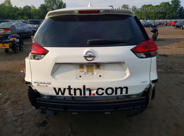 JN8AT2MV2LW109479 2020 NISSAN ROGUE White Вид ззаду