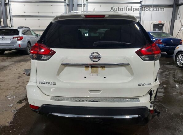 JN8AT2MV2LW135287 2020 NISSAN ROGUE White უკანა ხედი