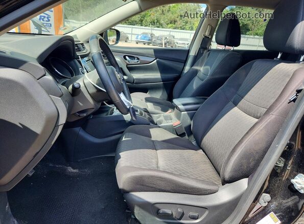 JN8AT2MV2LW144782 2020 NISSAN ROGUE Black Front interior view