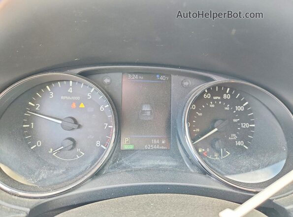 JN8AT2MV2LW144782 2020 NISSAN ROGUE Black Instrument cluster view