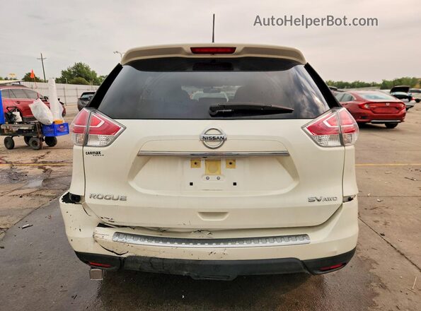 JN8AT2MV3GW132324 2016 NISSAN ROGUE White Widok z tyłu