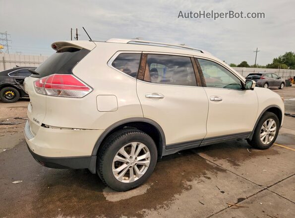 JN8AT2MV3GW132324 2016 NISSAN ROGUE White Tył prawy