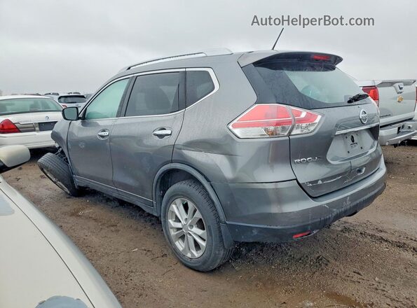 JN8AT2MV3GW132985 2016 NISSAN ROGUE Серый Задняя левая четверть