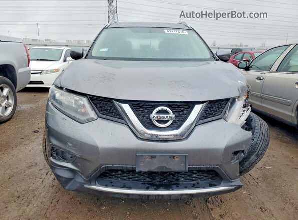 JN8AT2MV3GW132985 2016 NISSAN ROGUE Серый Вид спереди