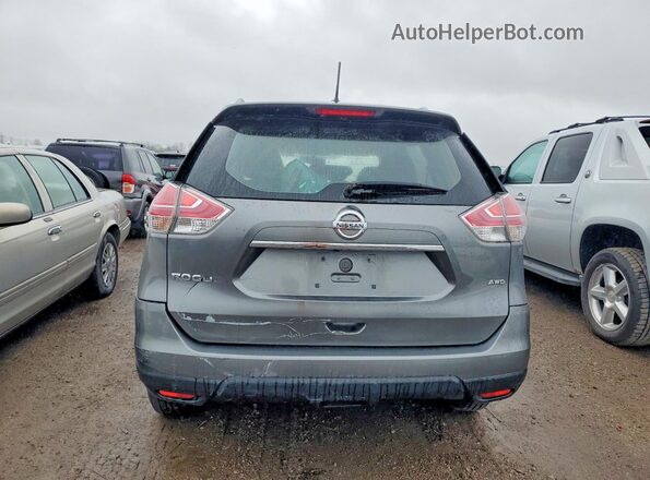 JN8AT2MV3GW132985 2016 NISSAN ROGUE Серый Вид сзади