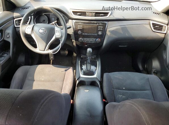 JN8AT2MV3GW138205 2016 NISSAN ROGUE Gray Dashboard view